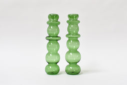 Tall Candleholder - Green