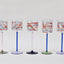 Wine Glass - Blue Stem